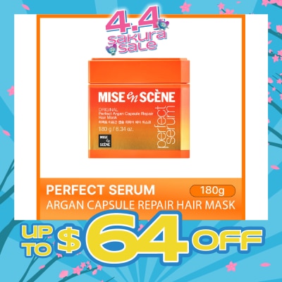 MISE-EN-SCÈNE - Perfect Argan Capsule Repair Hair Mask 180g