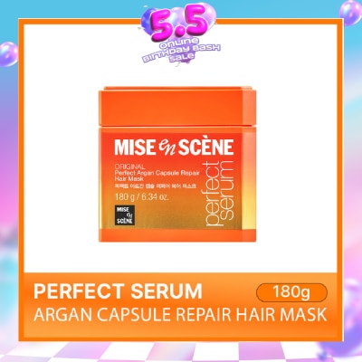 MISE-EN-SCÈNE - Perfect Argan Capsule Repair Hair Mask 180g
