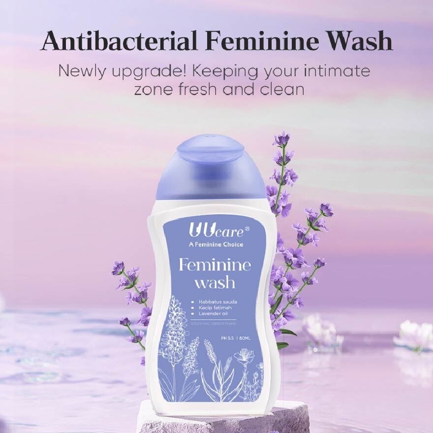 Antibacterial Feminine Wash (Good For Sensitive Skin. Safe For Daily Use) 60ml