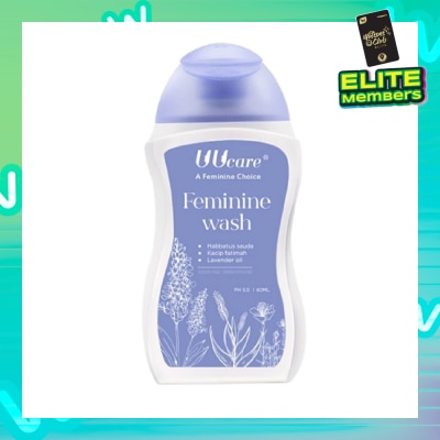 UUCare® Antibacterial Feminine Wash (Good For Sensitive Skin. Safe For Daily Use) 60ml