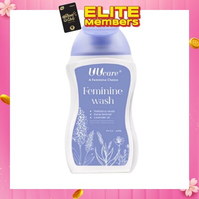 UUCare® Antibacterial Feminine Wash (Good For Sensitive Skin. Safe For Daily Use) 60ml