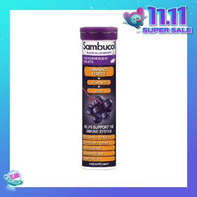 SAMBUCOL Black Elderberry Effervescent Tablet 15s (Expiry: May`2026)