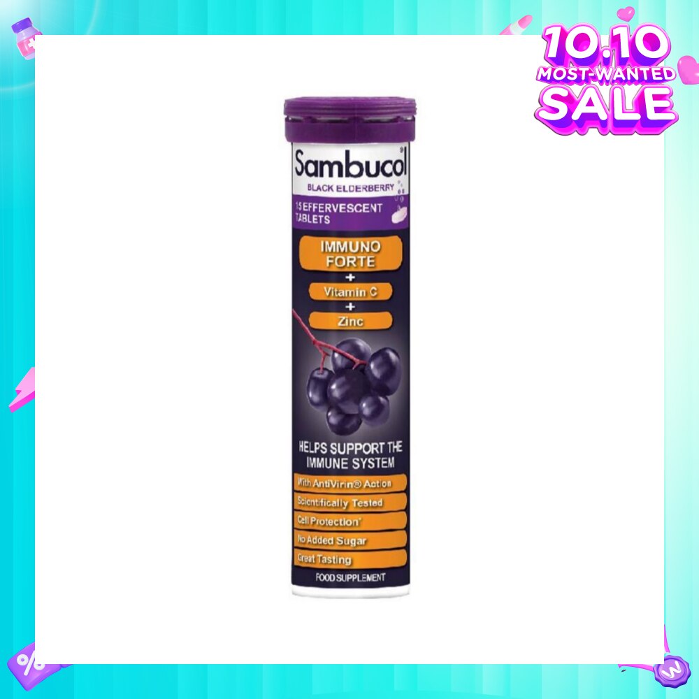 Black Elderberry Effervescent Tablet 15s (Expiry: May`2026)