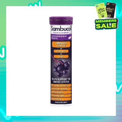SAMBUCOL Black Elderberry Effervescent Tablet 15s (Expiry: May`2026)