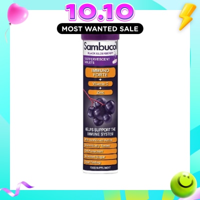 SAMBUCOL Black Elderberry Effervescent Tablet 15s image