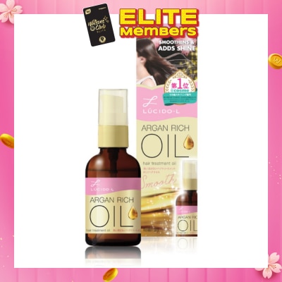 LUCIDO-L Argan Rich Oil Hair Treatment Oil 60ml
