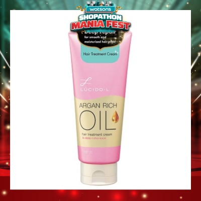 LUCIDO-L - ARGAN RICH OIL HAIR TREATMENT CREAM 150G