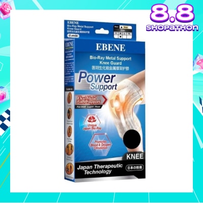 EBENE Bio Ray Metal Support Knee Guard Black M