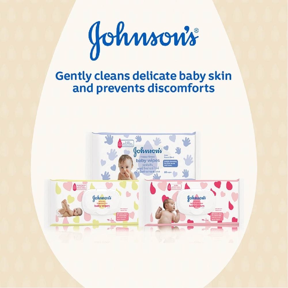 Messy Times Gentle Cleansing Baby Wipes (For Baby's Hands, Face & Around The Eyes) 80s