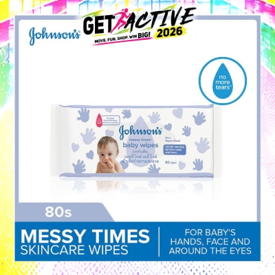 JOHNSON'S Baby - Messy Times Wipes 80s image