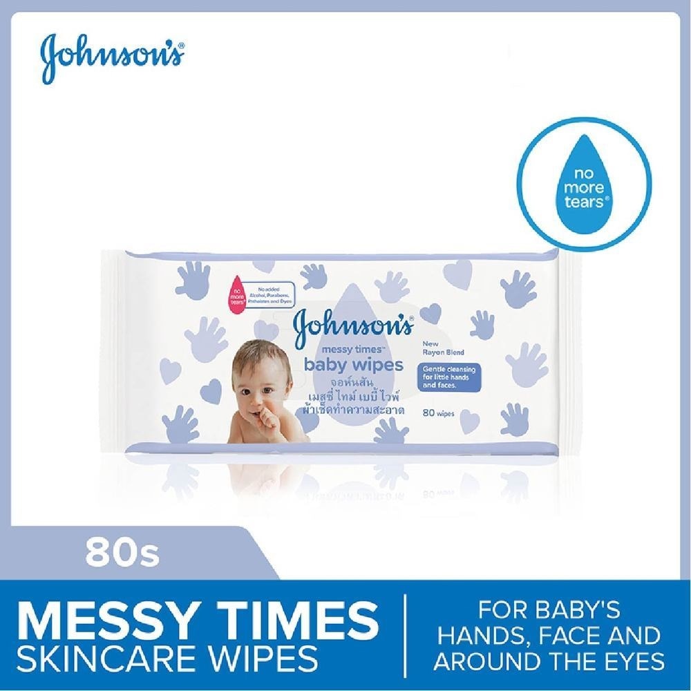 Messy Times Gentle Cleansing Baby Wipes (For Baby's Hands, Face & Around The Eyes) 80s