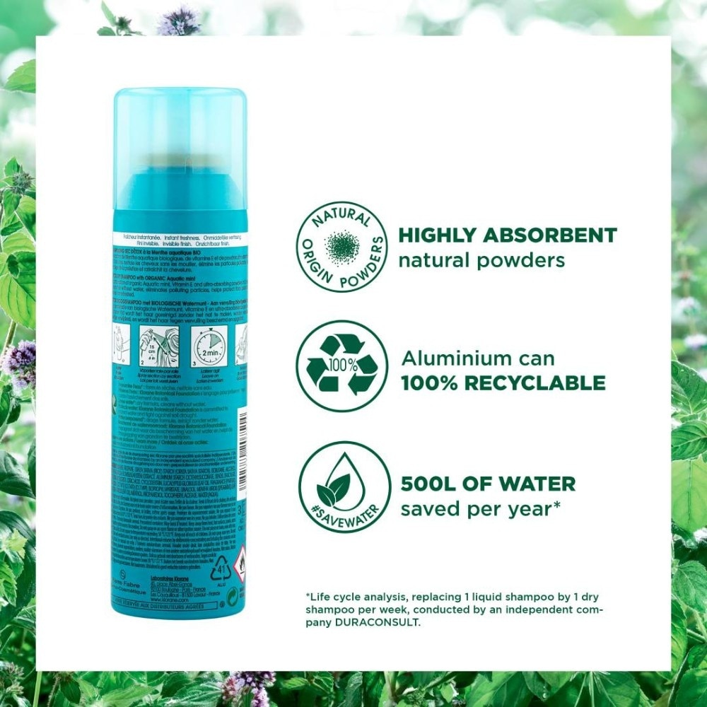 Aquatic Mint Detoxifying Dry Shampoo Trio Kit 150ml x 3s