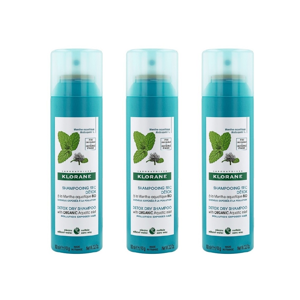 Aquatic Mint Detoxifying Dry Shampoo Trio Kit 150ml x 3s