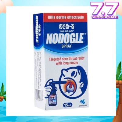 NODOGLE NODOGLE Throat Spray 15ml (Relief for Sore Throat and Throat Irritation)