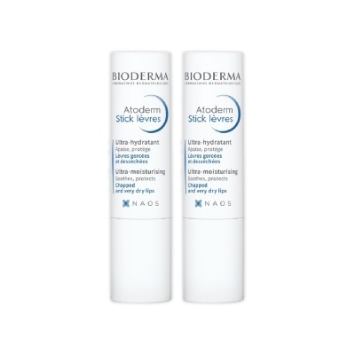 BIODERMA Atoderm Stick Levres Lip Balm Bundle Set 1s