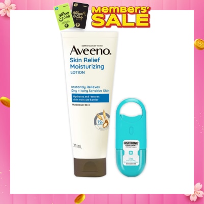 AVEENO X LISTERINE Hydrate & Freshen Daily Care Bundle Set 1s
