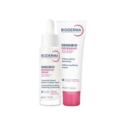 BIODERMA - Sensibio Defensive Moisturiser + Serum Bundle Set 1s