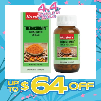 KORDEL'S - Theracurmin™ Tumeric Root Extract Vegetal Capsule 60s