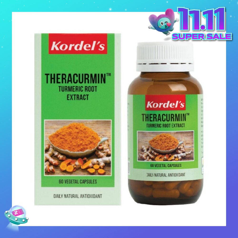 Theracurmin™ Tumeric Root Extract Vegetal Capsule 60s (Expiry: Feb`2026)
