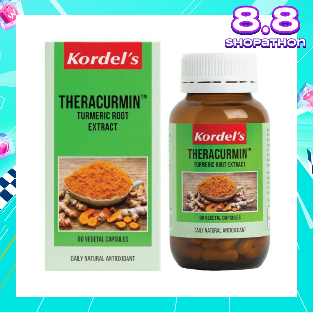 Theracurmin™ Tumeric Root Extract Vegetal Capsule 60s (Expiry: Feb`2026)