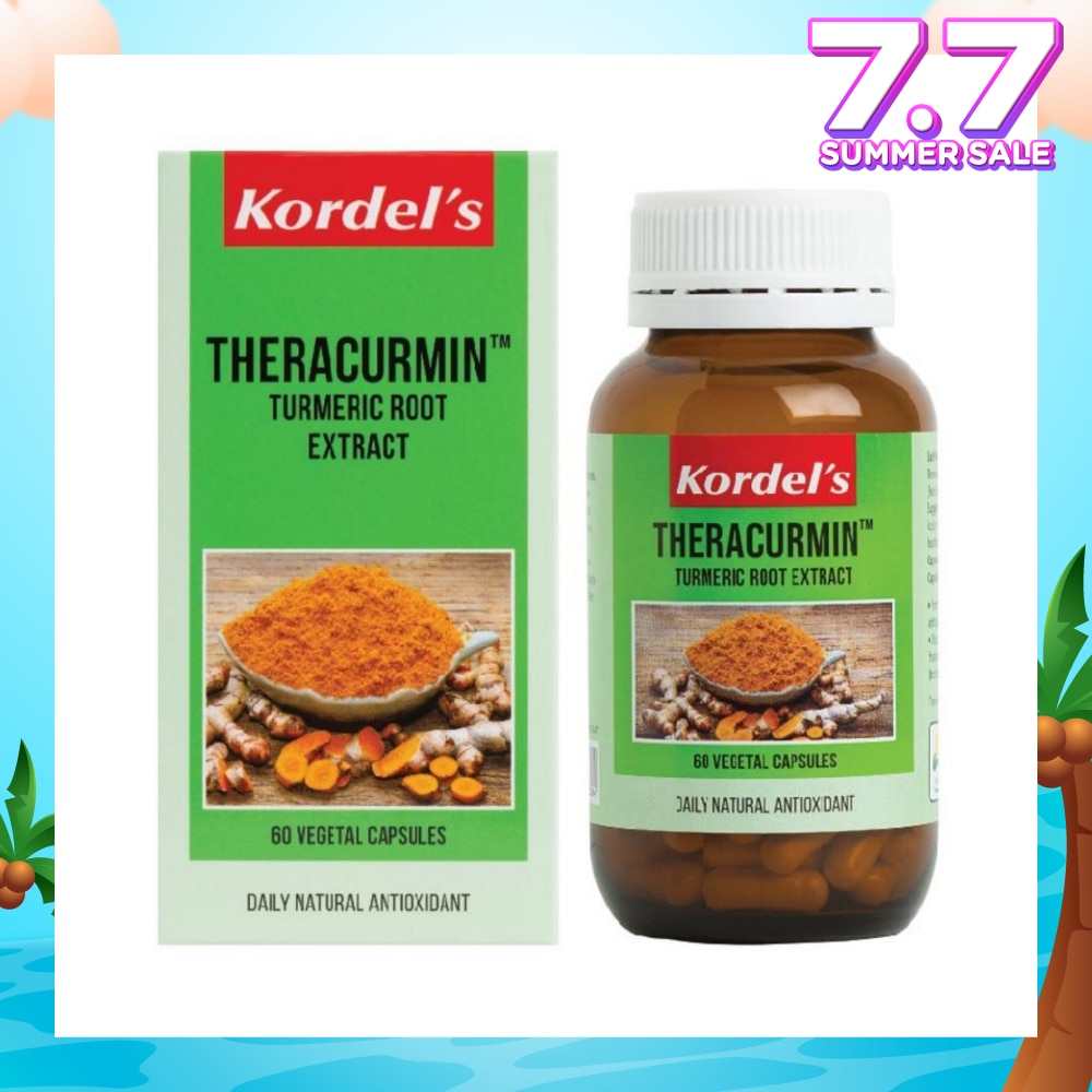 Theracurmin™ Tumeric Root Extract Vegetal Capsule 60s (Expiry: Feb`2026)