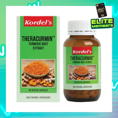 KORDEL'S Theracurmin™ Tumeric Root Extract Vegetal Capsule 60s (Expiry: Feb`2026)