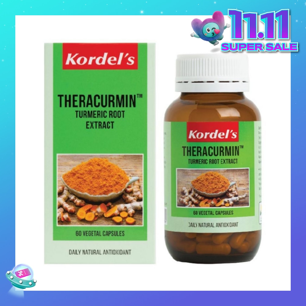 Theracurmin™ Tumeric Root Extract Vegetal Capsule 60s (Expiry: Feb`2026)