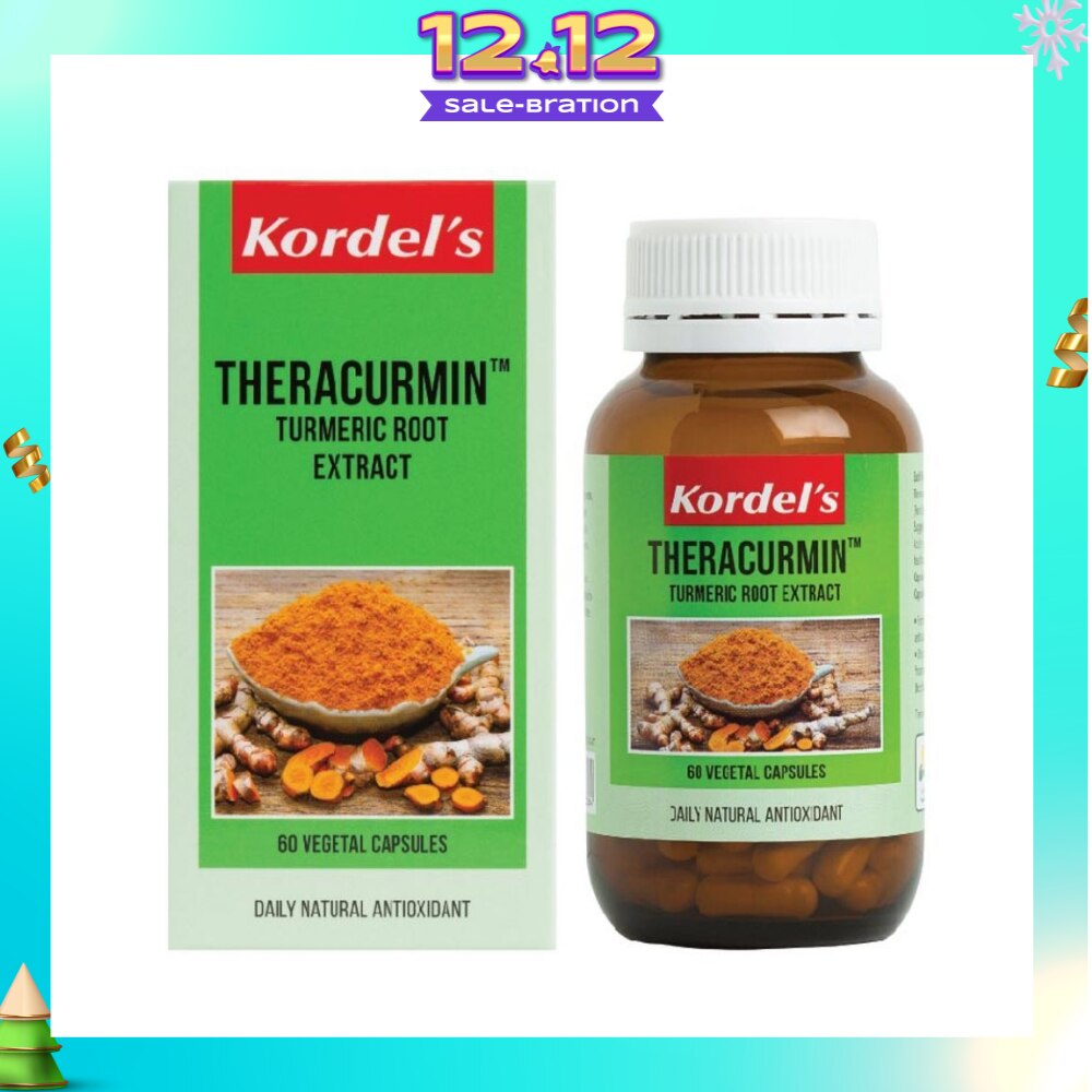 Theracurmin™ Tumeric Root Extract Vegetal Capsule 60s (Expiry: Feb`2026)