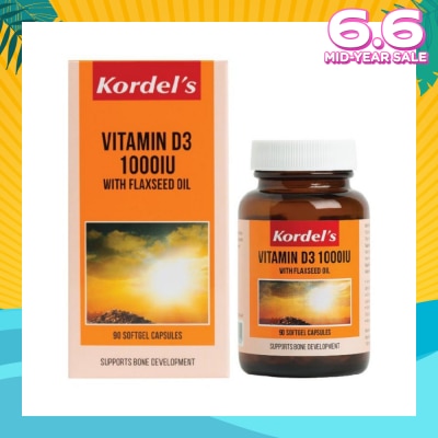 KORDEL'S Vitamin D3 1000 IU 90s