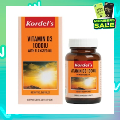 KORDEL'S Vitamin D3 1000 IU 90s
