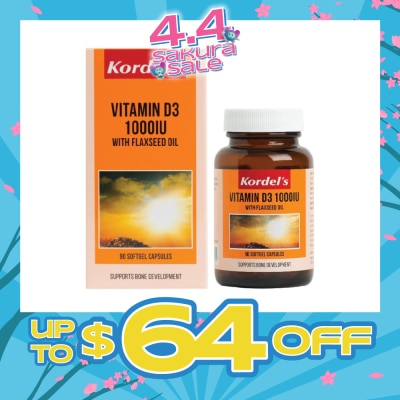 KORDEL'S - Vitamin D3 1000 IU 90s