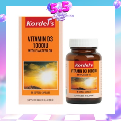 KORDEL'S - Vitamin D3 1000 IU 90s