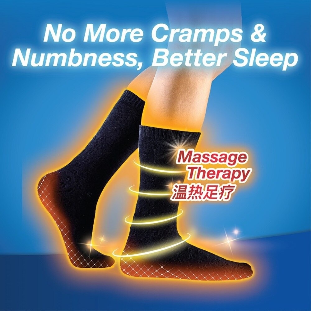 Foot Massage Socks For Men Black