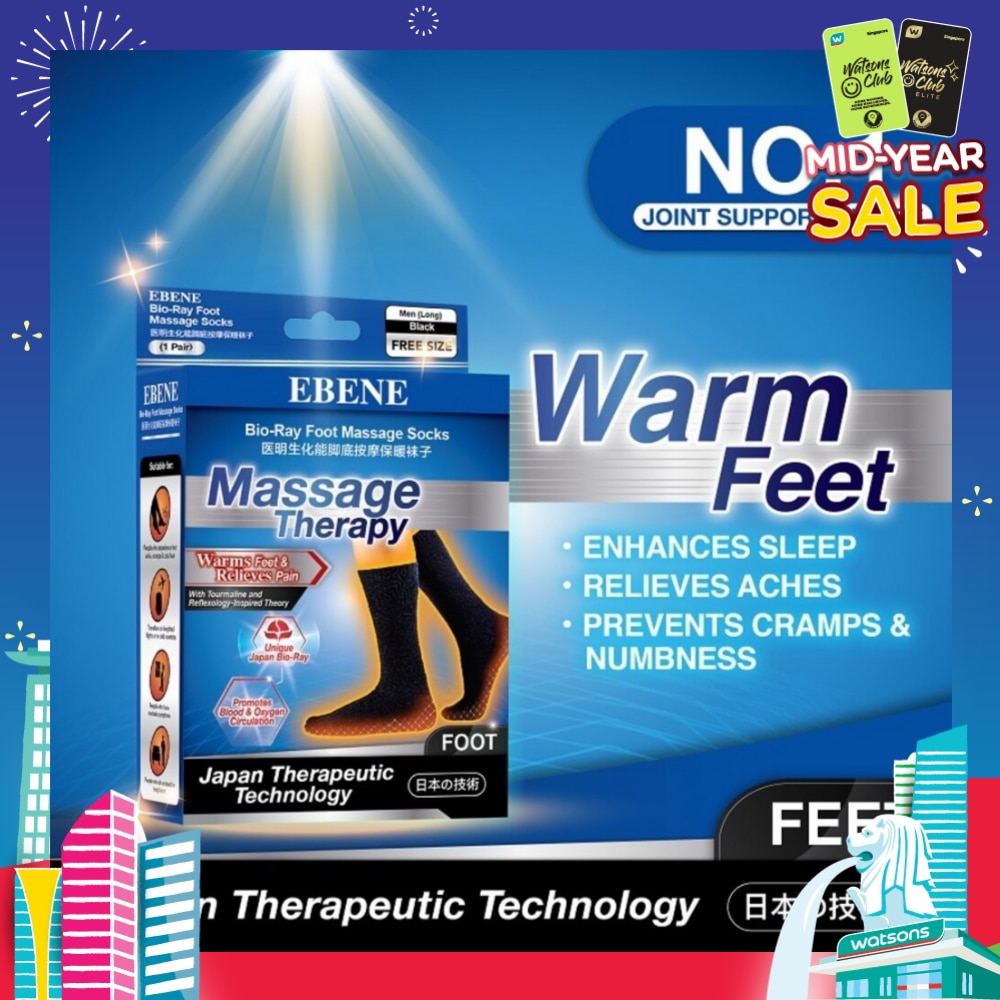 Foot Massage Socks For Men Black