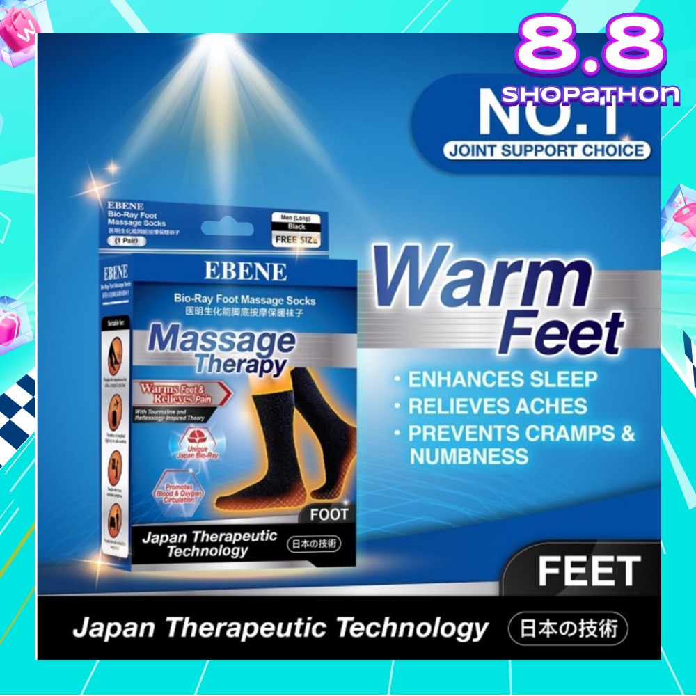 Foot Massage Socks For Men Black