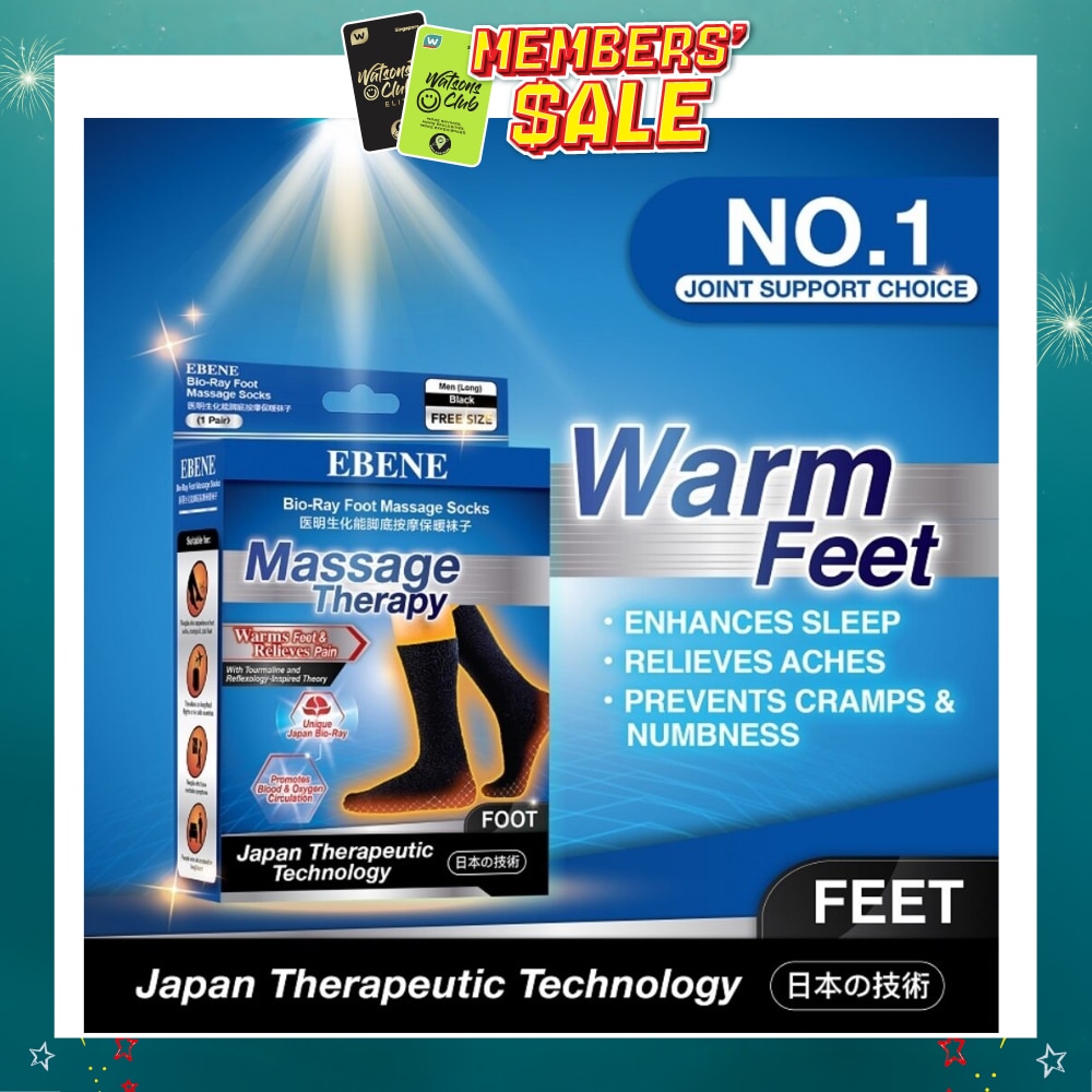 Foot Massage Socks For Men Black