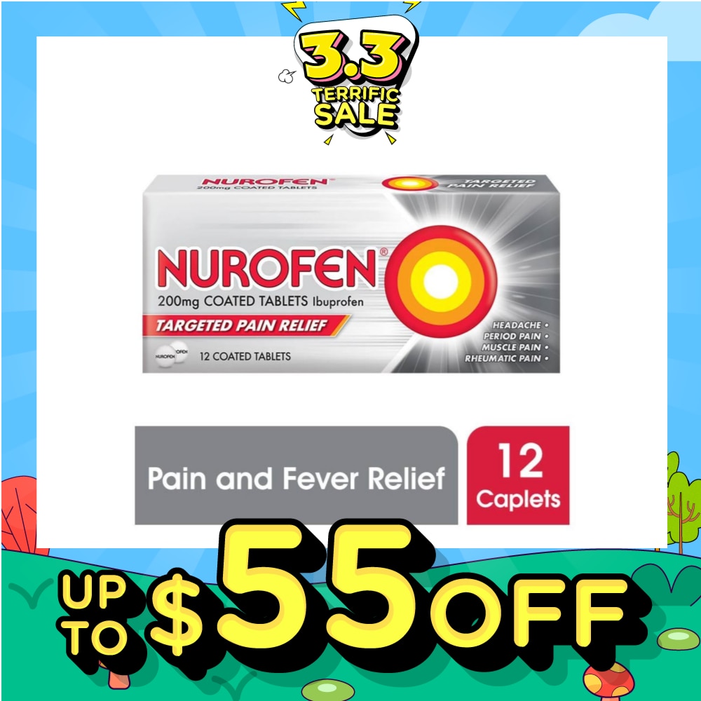 Coated Tablet 200mg (Relief for Pain and Fever) 12s