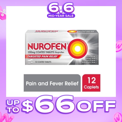 NUROFEN - Coated Tablet 200mg (Relief for Pain and Fever) 12s