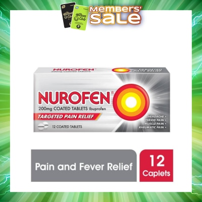 NUROFEN - Coated Tablet 200mg (Relief for Pain and Fever) 12s