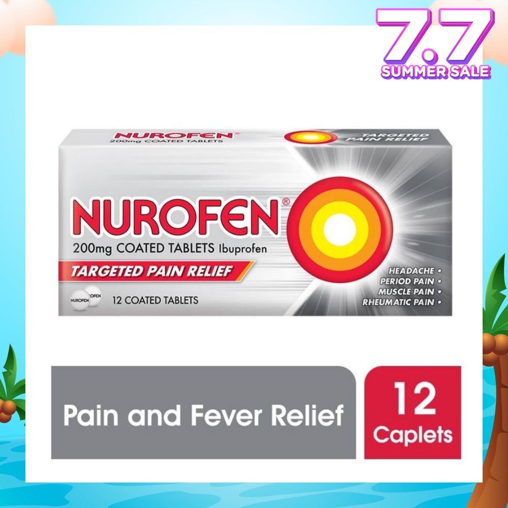 Coated Tablet 200mg (Relief for Pain and Fever) 12s