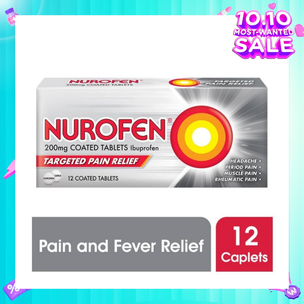 Coated Tablet 200mg (Relief for Pain and Fever) 12s