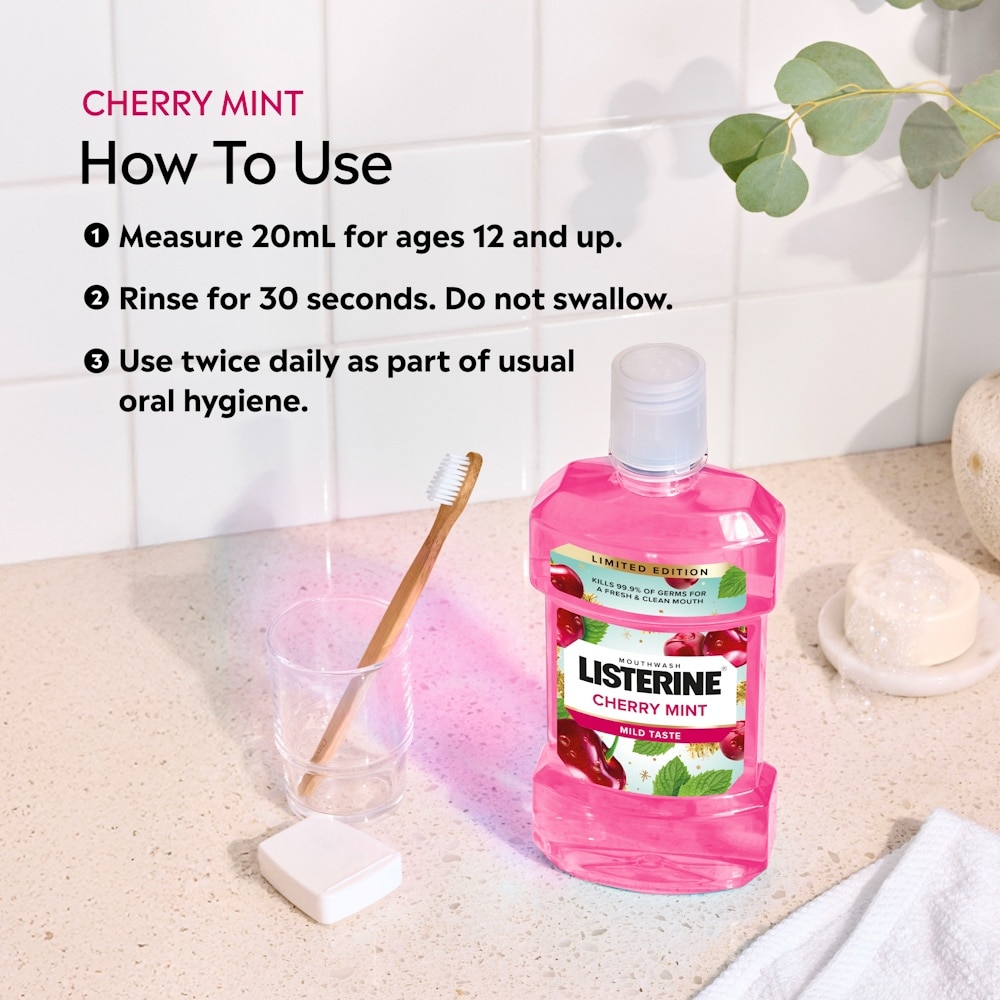 Limited Edition Mouthwash Cherry Mint 500ml