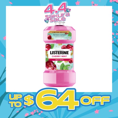 LISTERINE - Limited Edition Mouthwash Cherry Mint 500ml