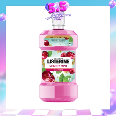 LISTERINE - Limited Edition Mouthwash Cherry Mint 500ml