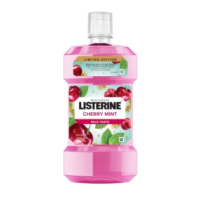 LISTERINE Limited Edition Mouthwash Cherry Mint 500ml