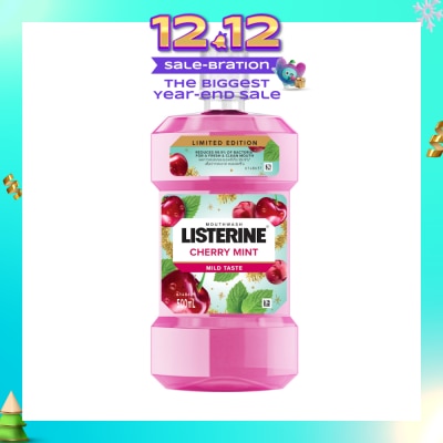 LISTERINE Limited Edition Mouthwash Cherry Mint 500ml