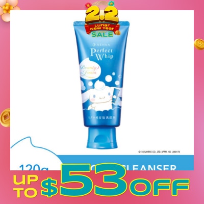 SENKA X CINNAMOROLL Limited Edition Perfect Whip Facial Cleanser 120g