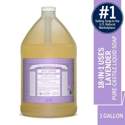 DR BRONNER'S DR BRONNER'S Lavender Pure Castile Liquid Soap 1 Gallon