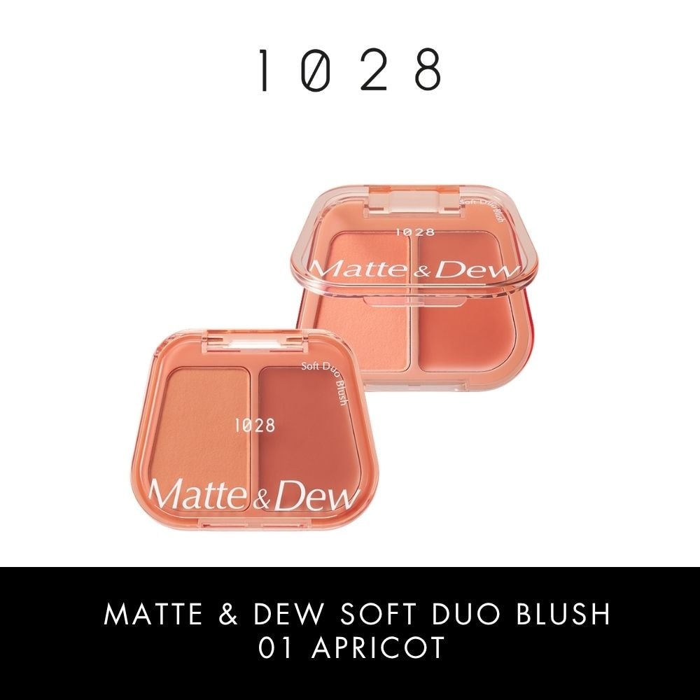 Matte & Dew Soft Duo Blush 01 Apricot 5g