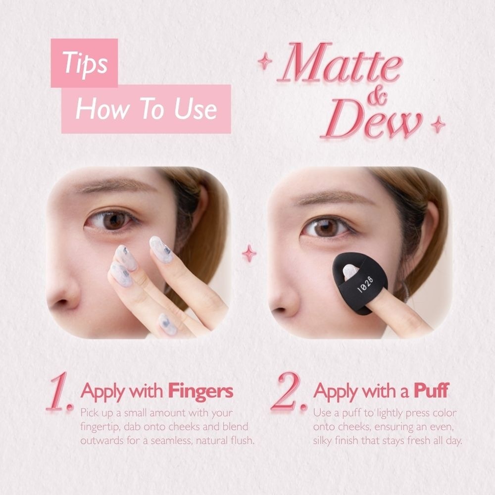 Matte & Dew Soft Duo Blush 02 Blossom 5g